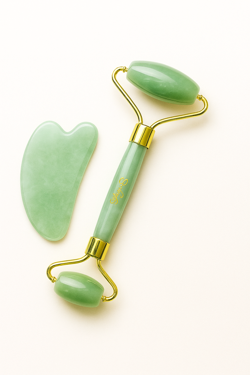 L’AURA DU JADE · Set Facial de Jade Verde Sleimy Nature Luxury