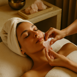 Aurora Divina Sleimy - Masaje Facial Gua Sha