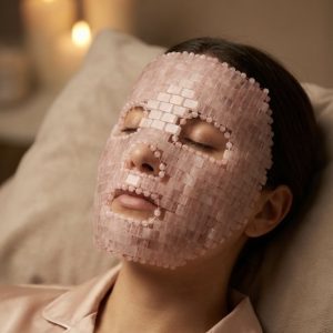 L’Apogée du Quartz | Máscara facial de cuarzo rosa A+ · Maison Castièle